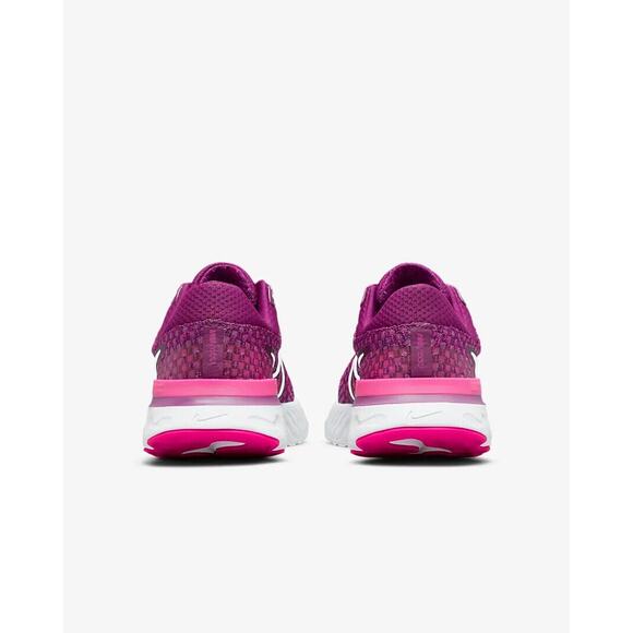 Nike React Infinity Run Flyknit 3 Light Bordeaux DD3024 500 - SIZE 6 WOMENS - Picture 6 of 8
